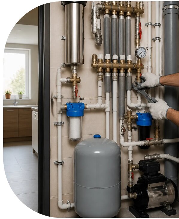 Водоснабжение частного дома под ключ в Бугуруслане от 152850 р. | АПаруса-Бгр