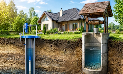 Автономное водоснабжение загородного дома Бугуруслан: скважина или колодец